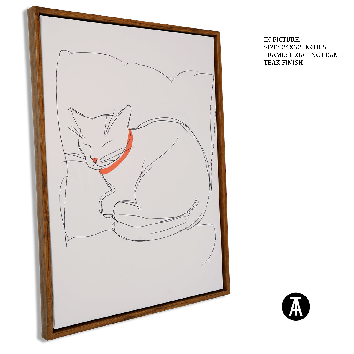 Artwork in Floating Frame