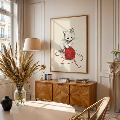 Minimalist Painting in a Lifestyle Setting