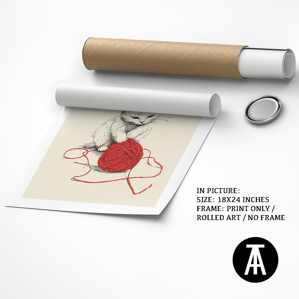 Artwork as Print Only or Rolled Art