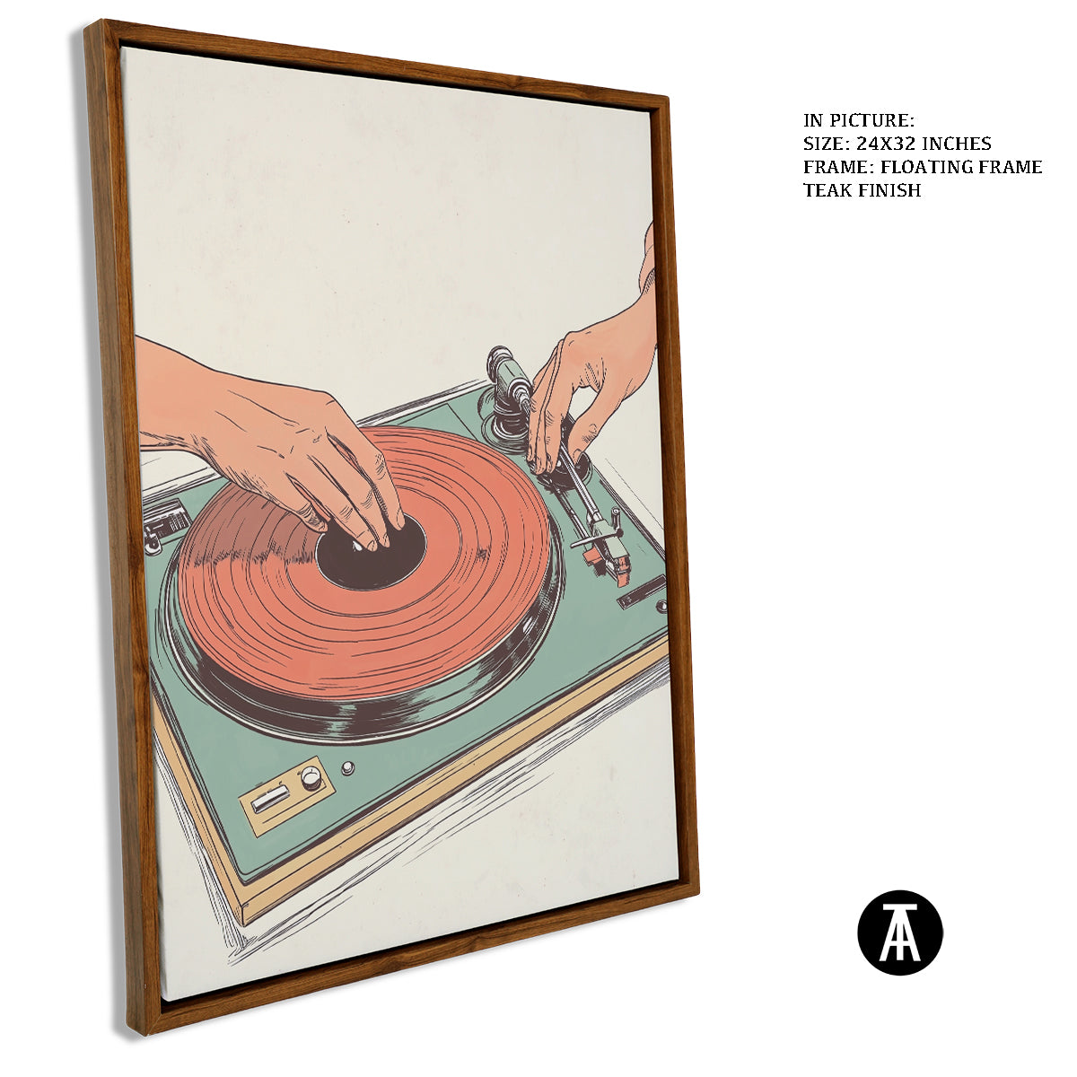 Artwork in Floating Frame