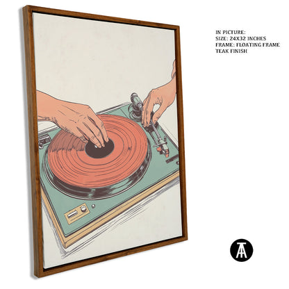 Artwork in Floating Frame