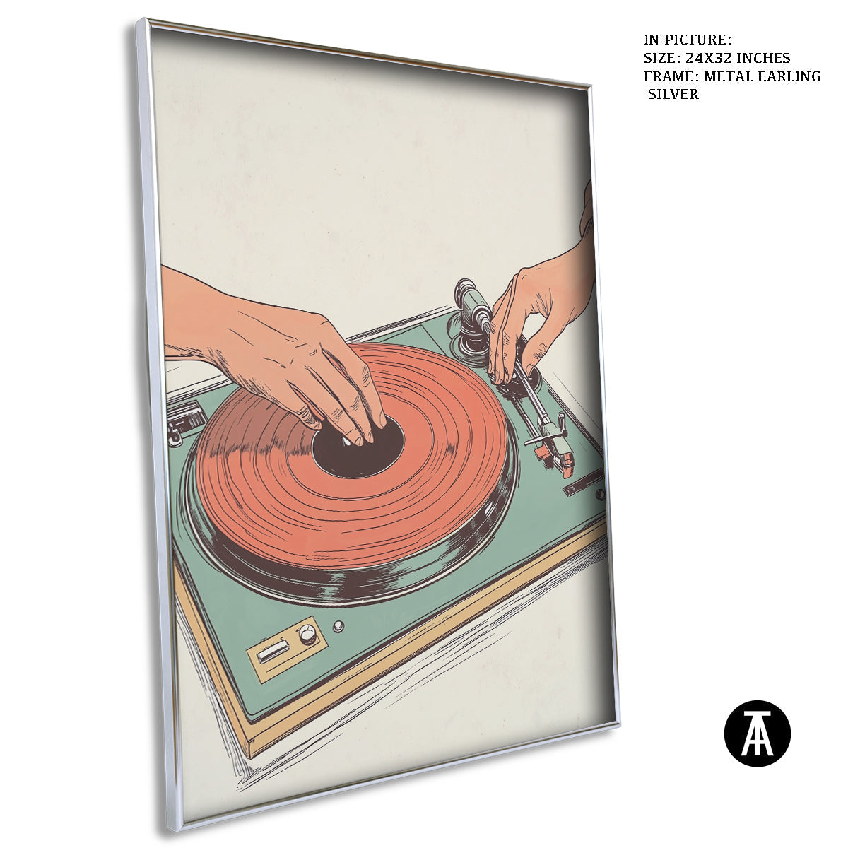Artwork in Black Frame