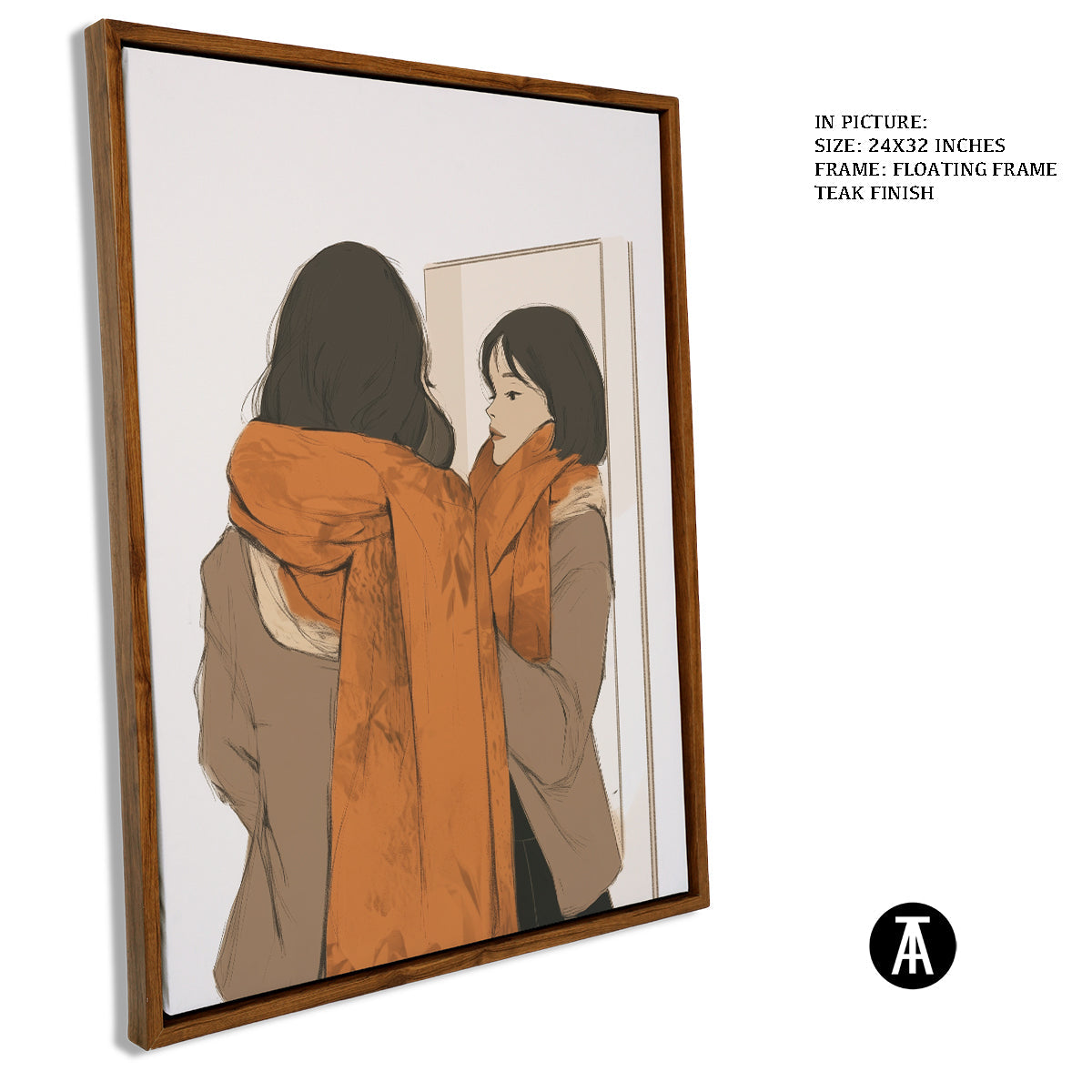 Artwork in Floating Frame
