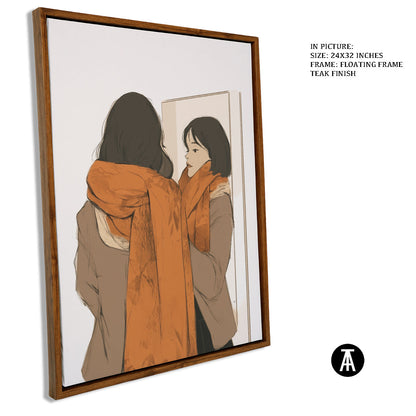 Artwork in Floating Frame