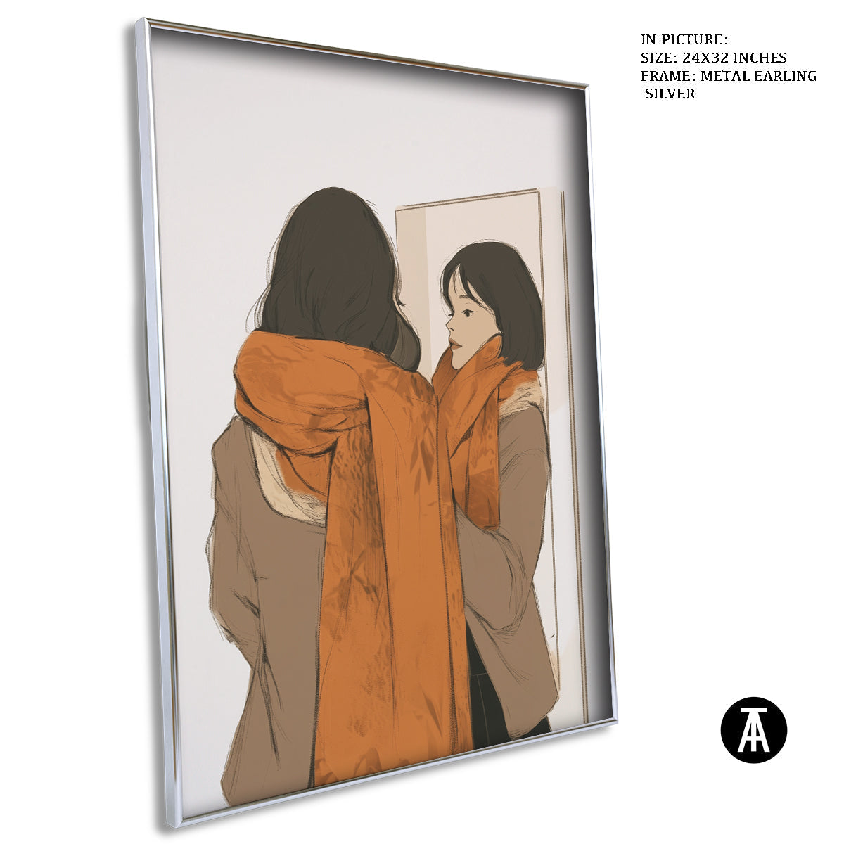 Artwork in Black Frame