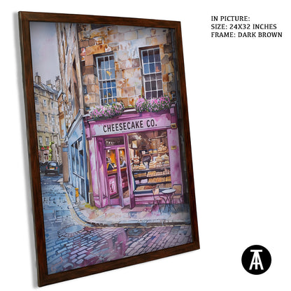 Artwork in Metal Champagne Gold Frame