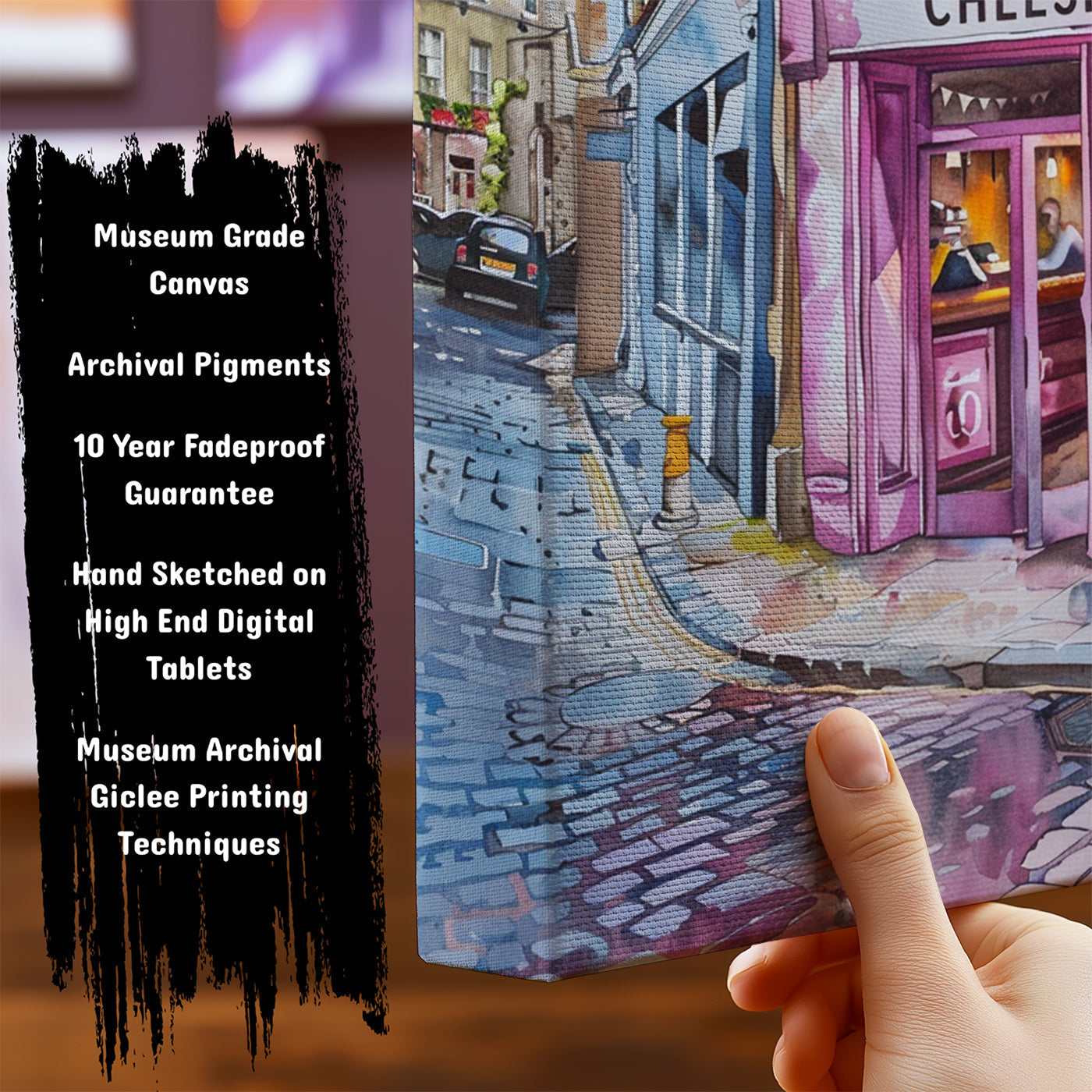 Information about Vintage Cafe Art Print