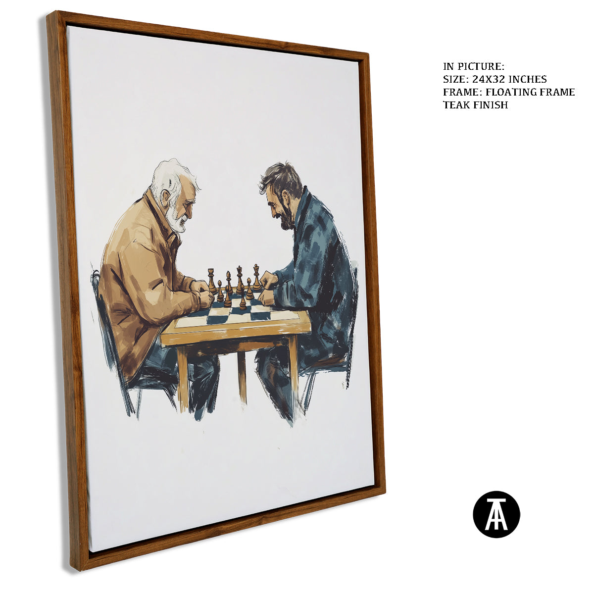 Artwork in Floating Frame