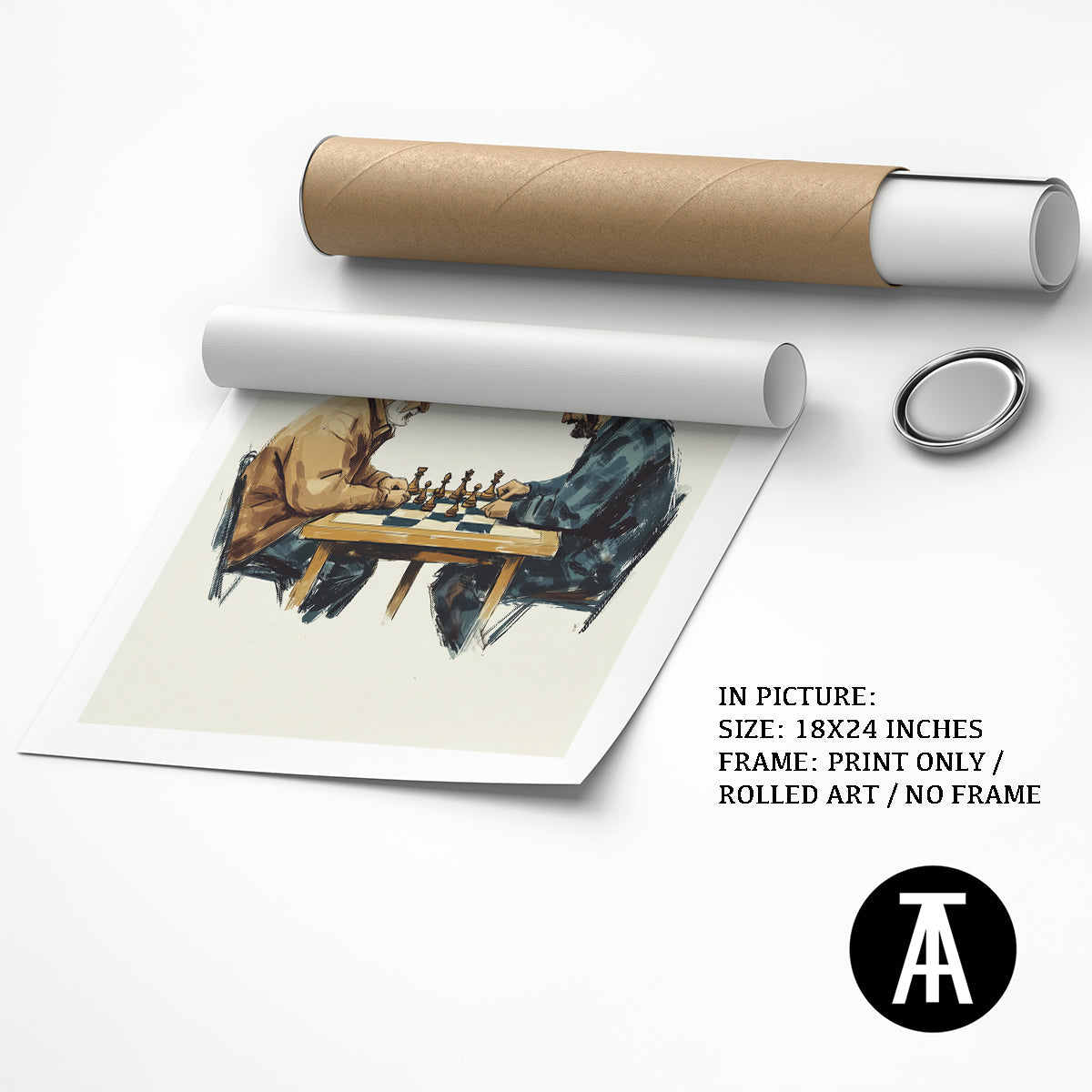 Artwork as Print Only or Rolled Art