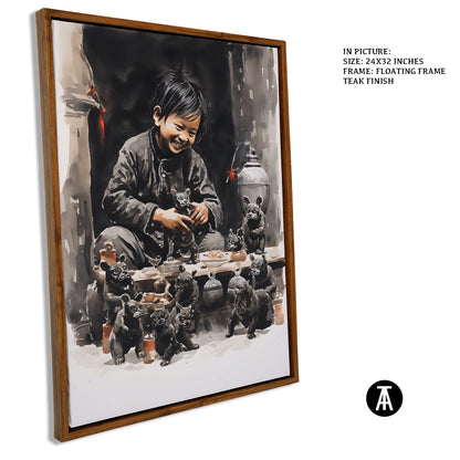 Artwork in Floating Frame