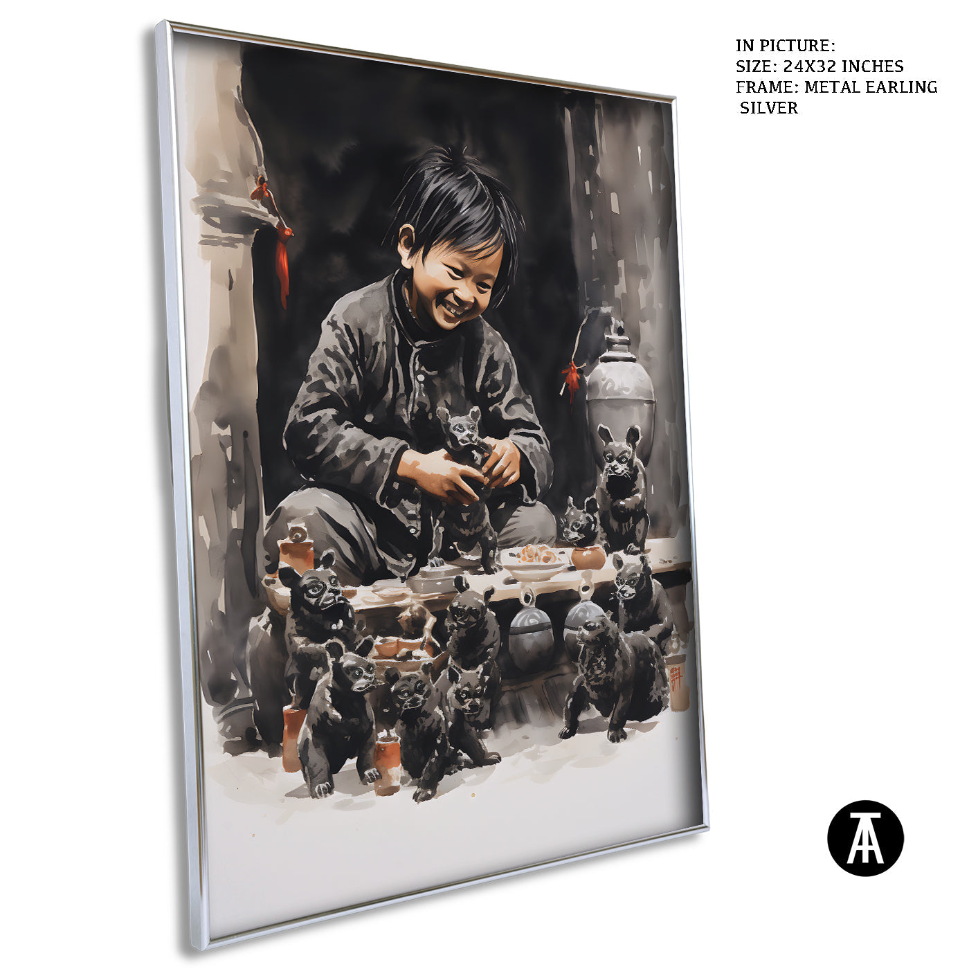 Artwork in Black Frame
