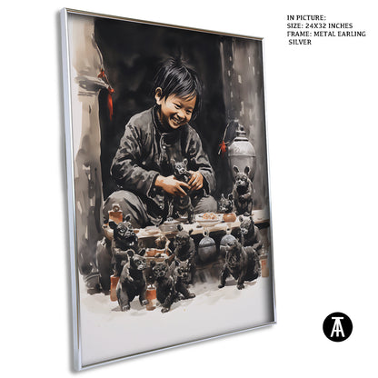 Artwork in Black Frame