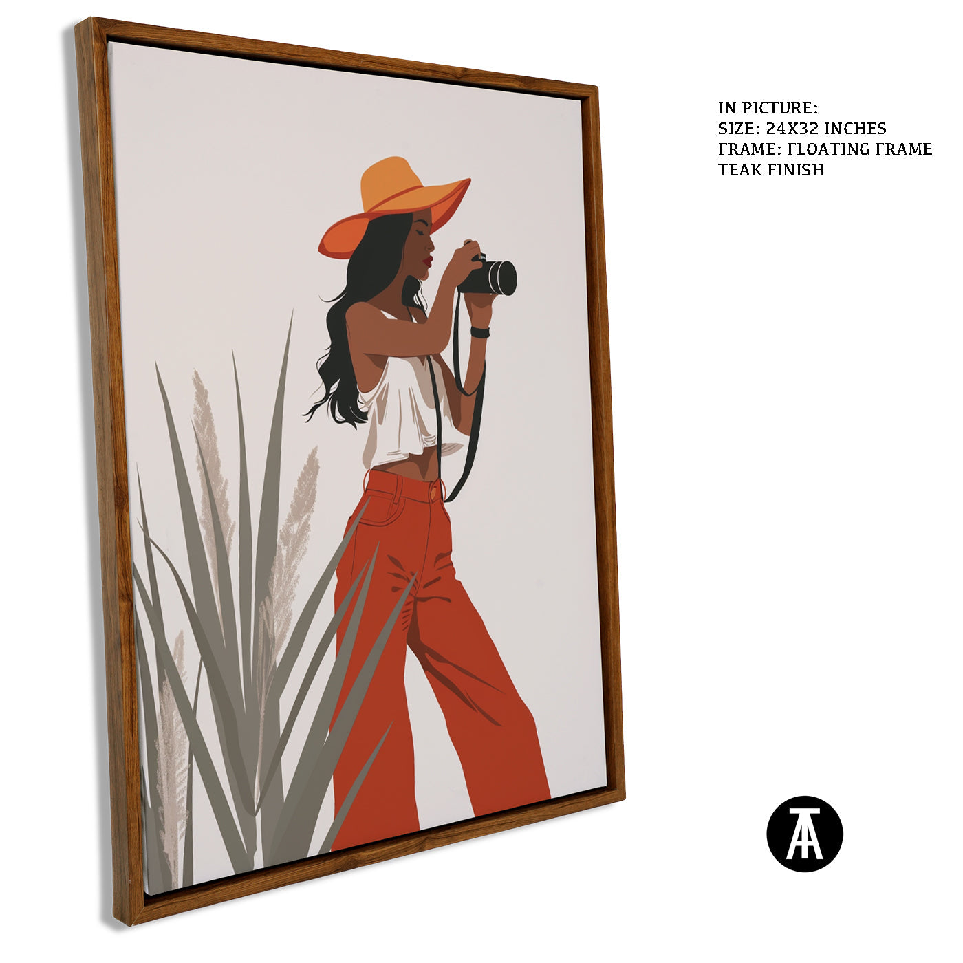 Artwork in Floating Frame