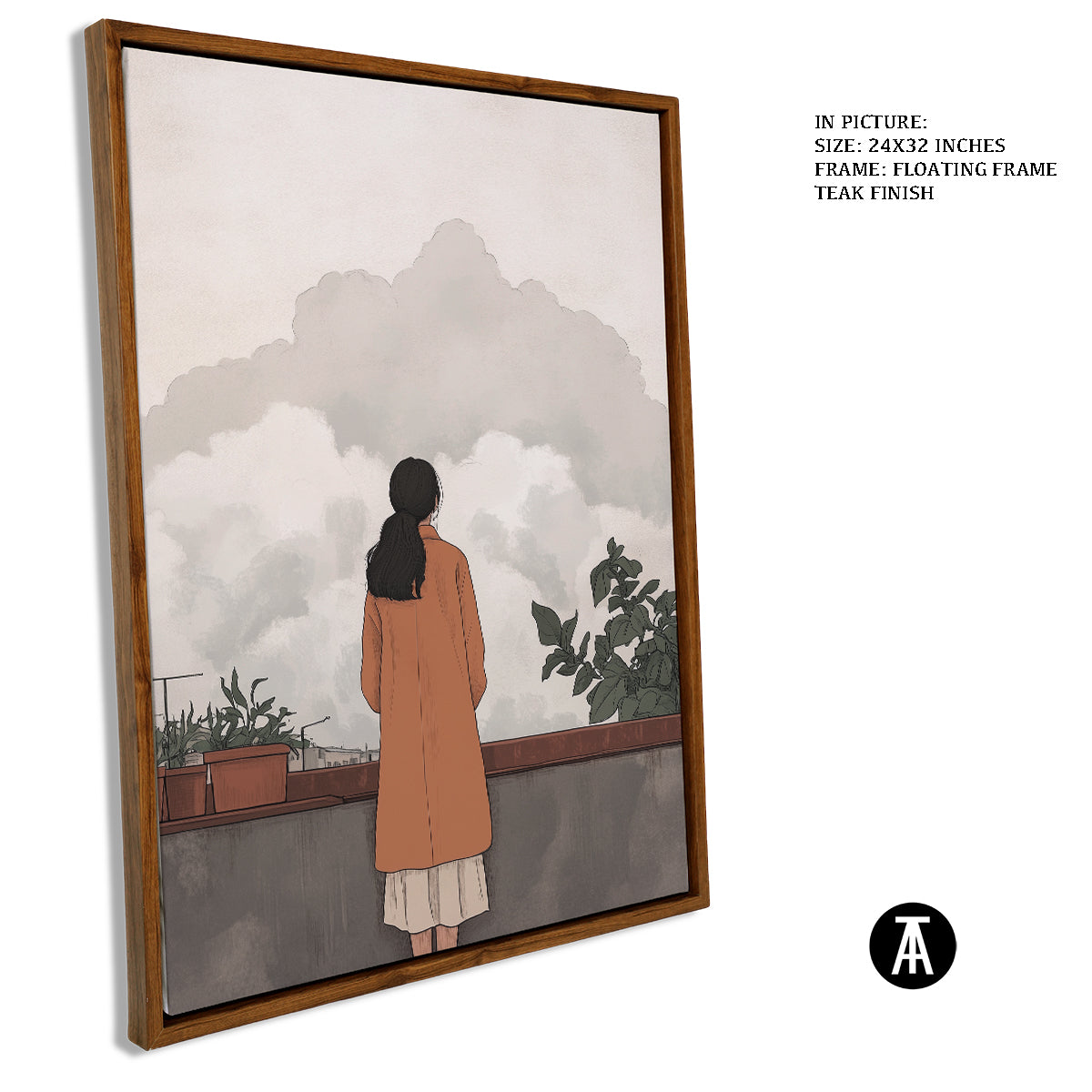 Artwork in Floating Frame