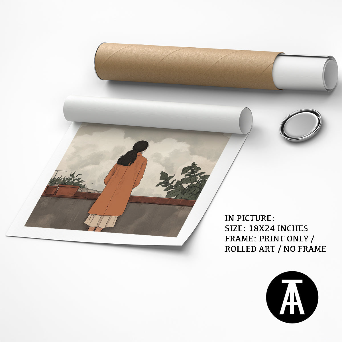 Artwork as Print Only or Rolled Art