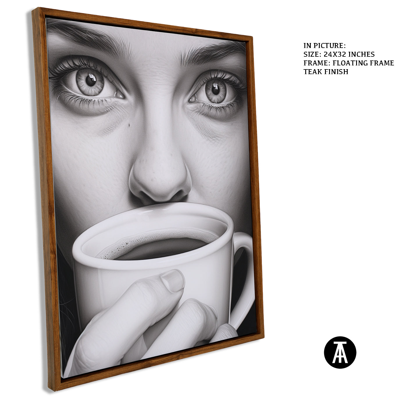 Artwork in Floating Frame