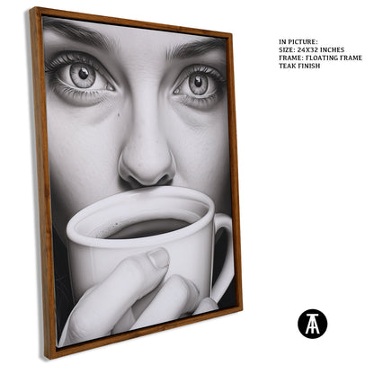 Artwork in Floating Frame