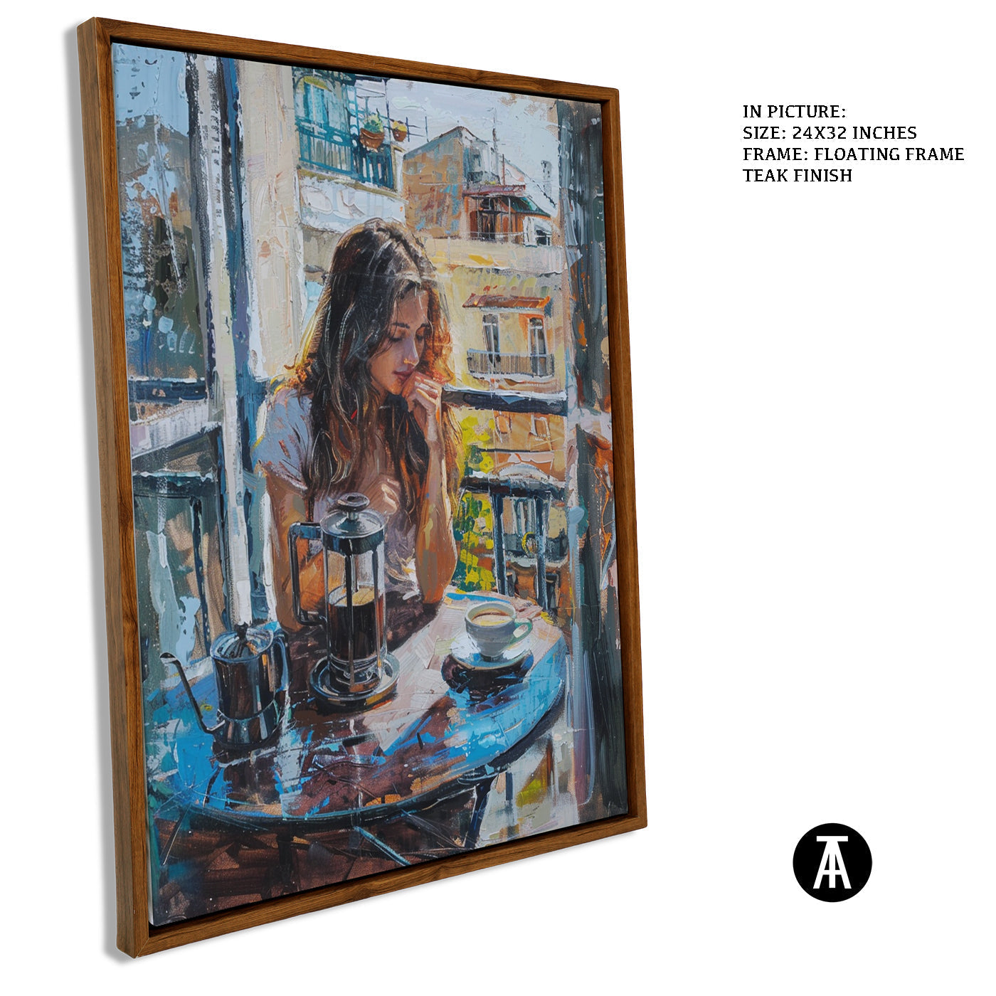 Artwork in Floating Frame