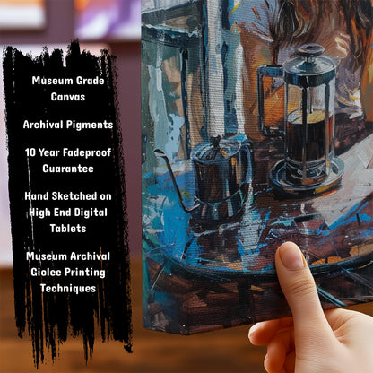Information about Vintage Cafe Art Print