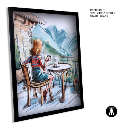 Artwork in Metal Earling Silver Frame