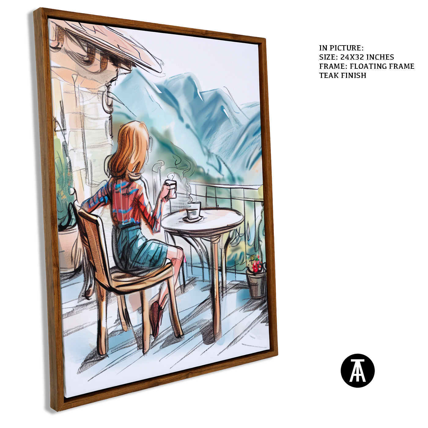Artwork in Floating Frame