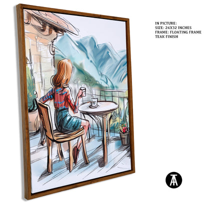 Artwork in Floating Frame