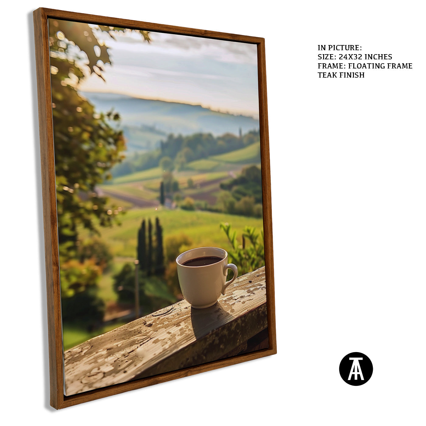 Artwork in Floating Frame