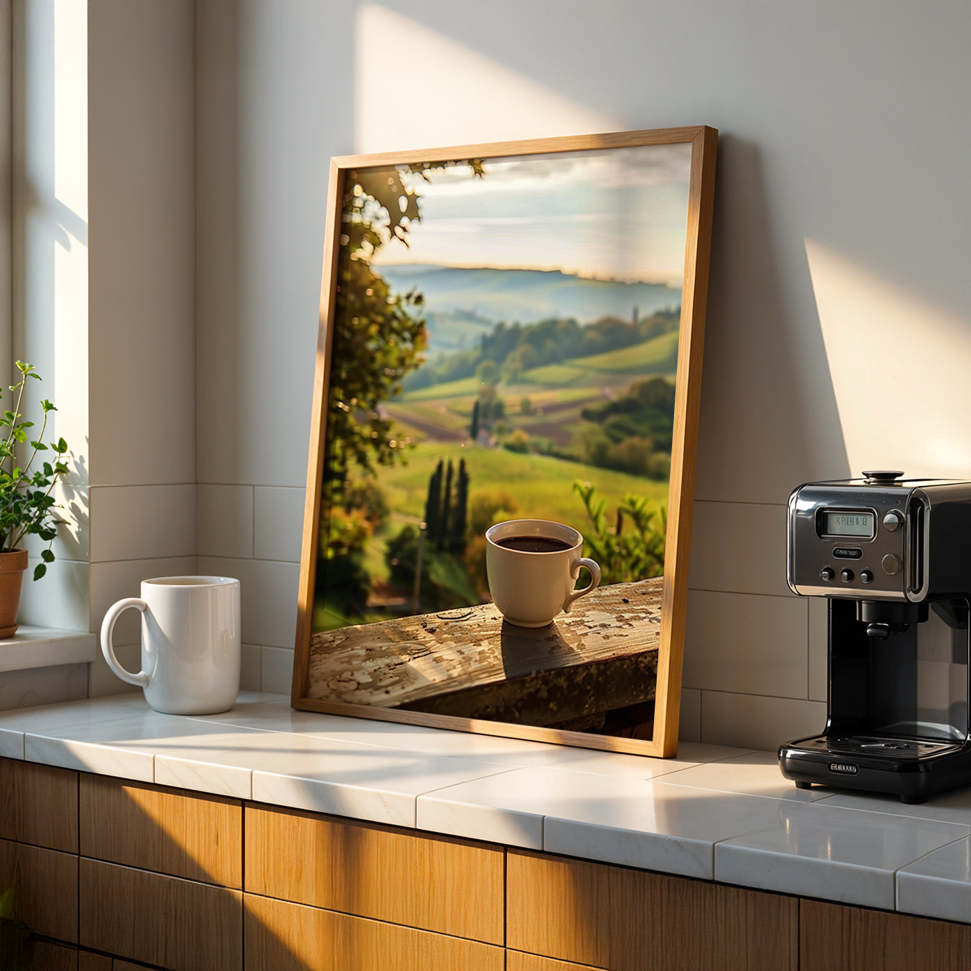 Cafe Artwork in a Lifestyle Setting