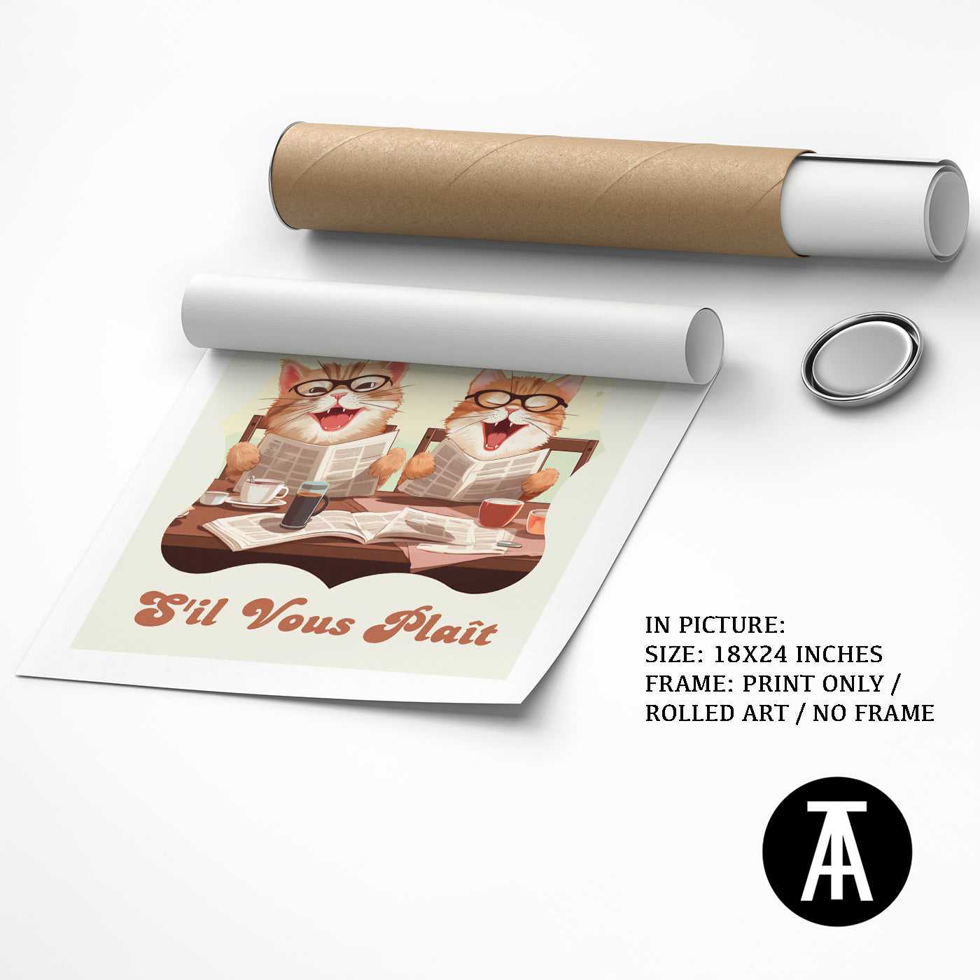 Artwork as Print Only or Rolled Art