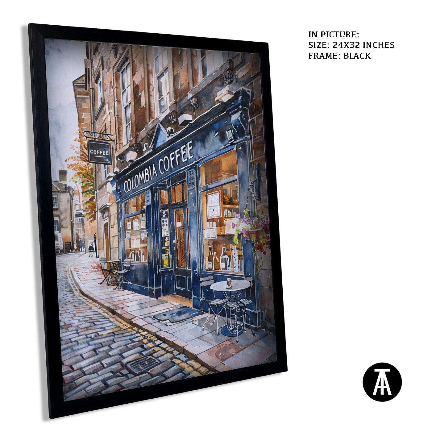 Artwork in Metal Earling Silver Frame