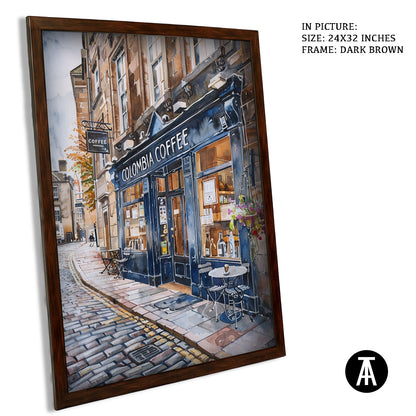 Artwork in Metal Champagne Gold Frame