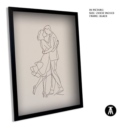 Artwork in Metal Earling Silver Frame