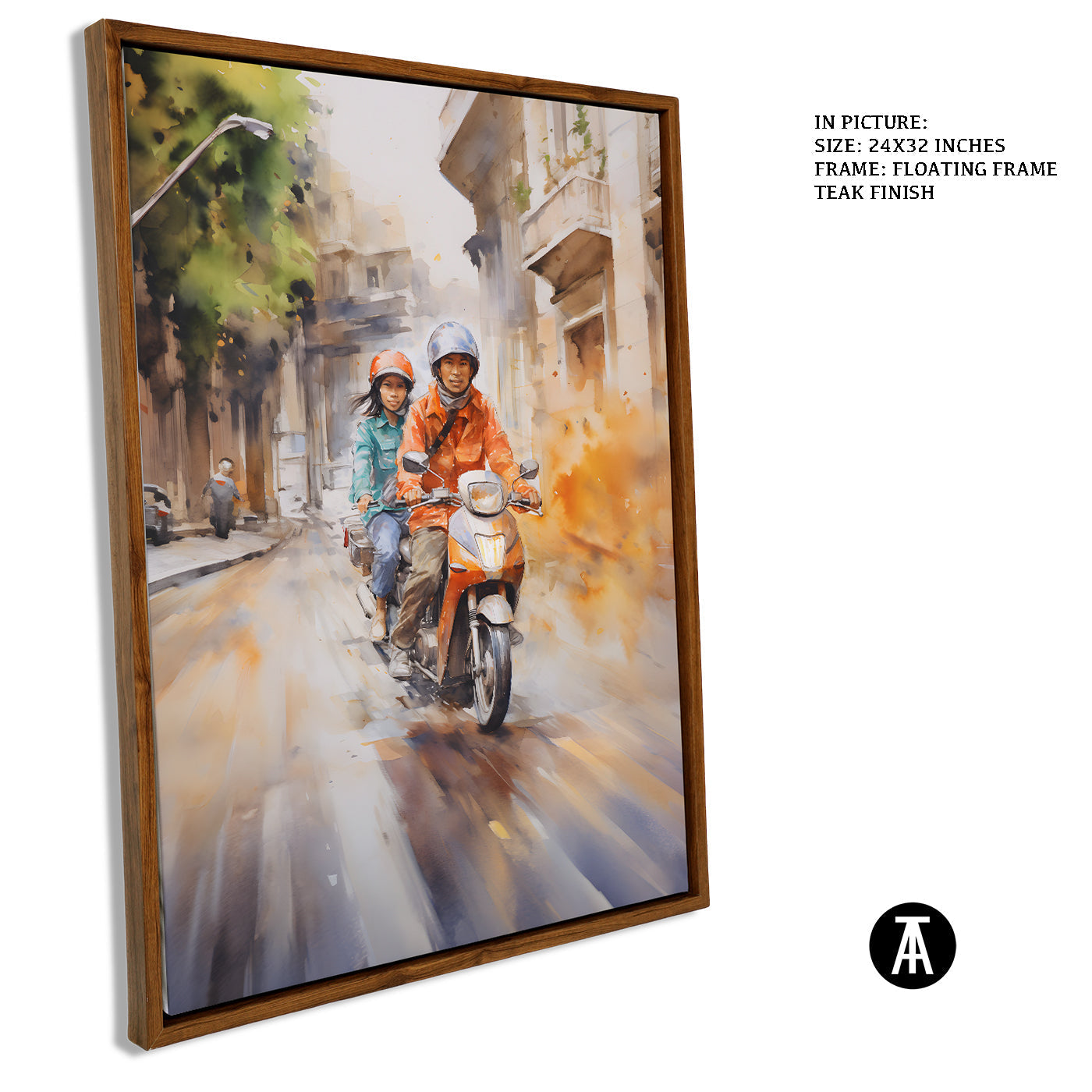 Artwork in Floating Frame