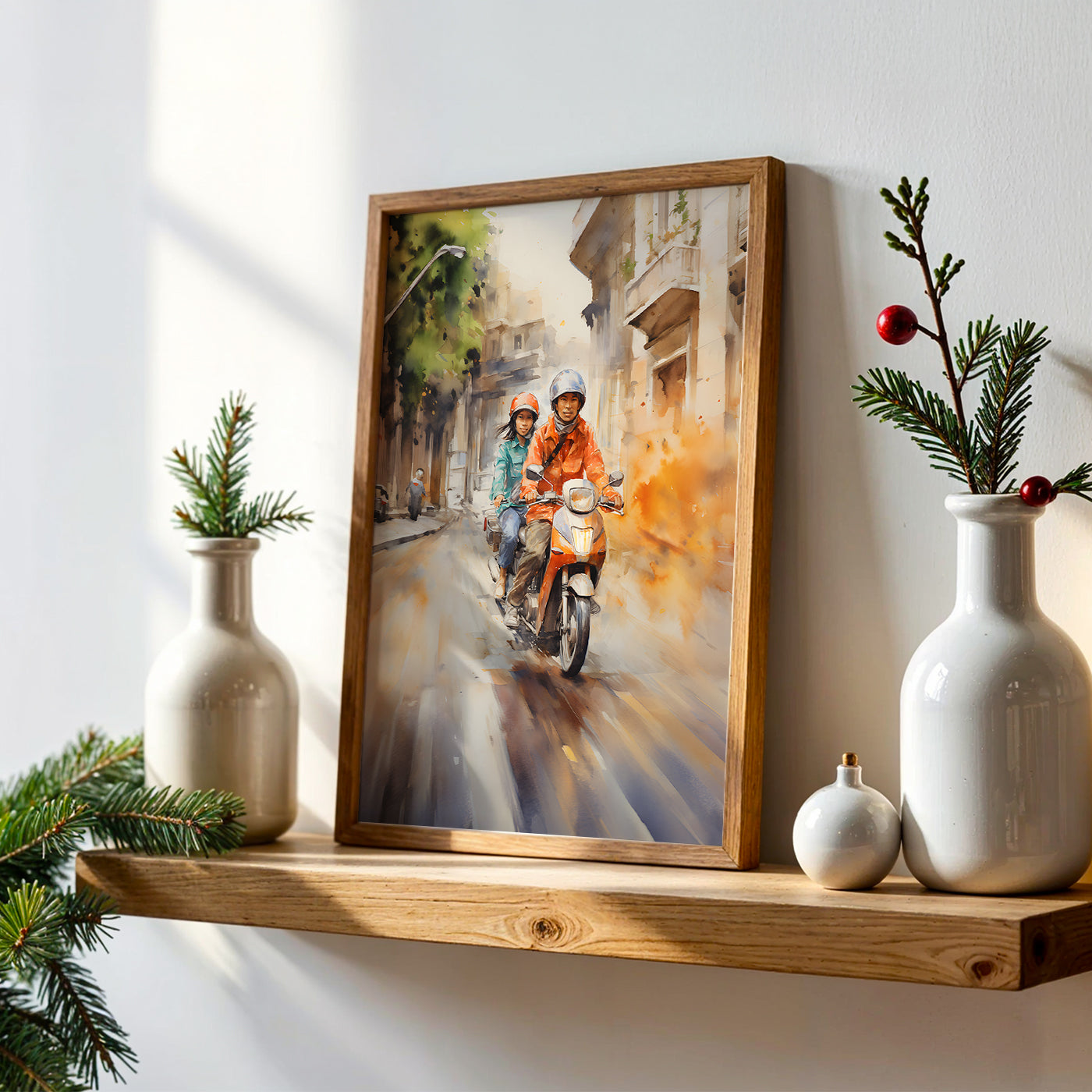 Veitnamese Painting in a Lifestyle Setting