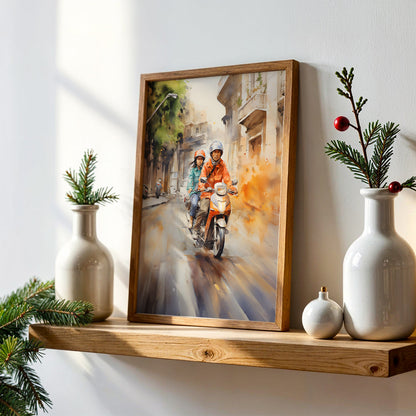 Veitnamese Painting in a Lifestyle Setting