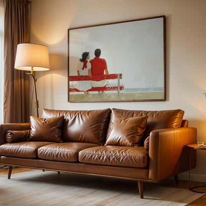 Minimalist Artwork in a Lifestyle Setting