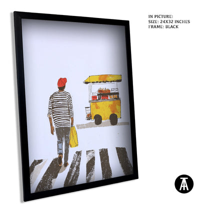 Artwork in Metal Earling Silver Frame