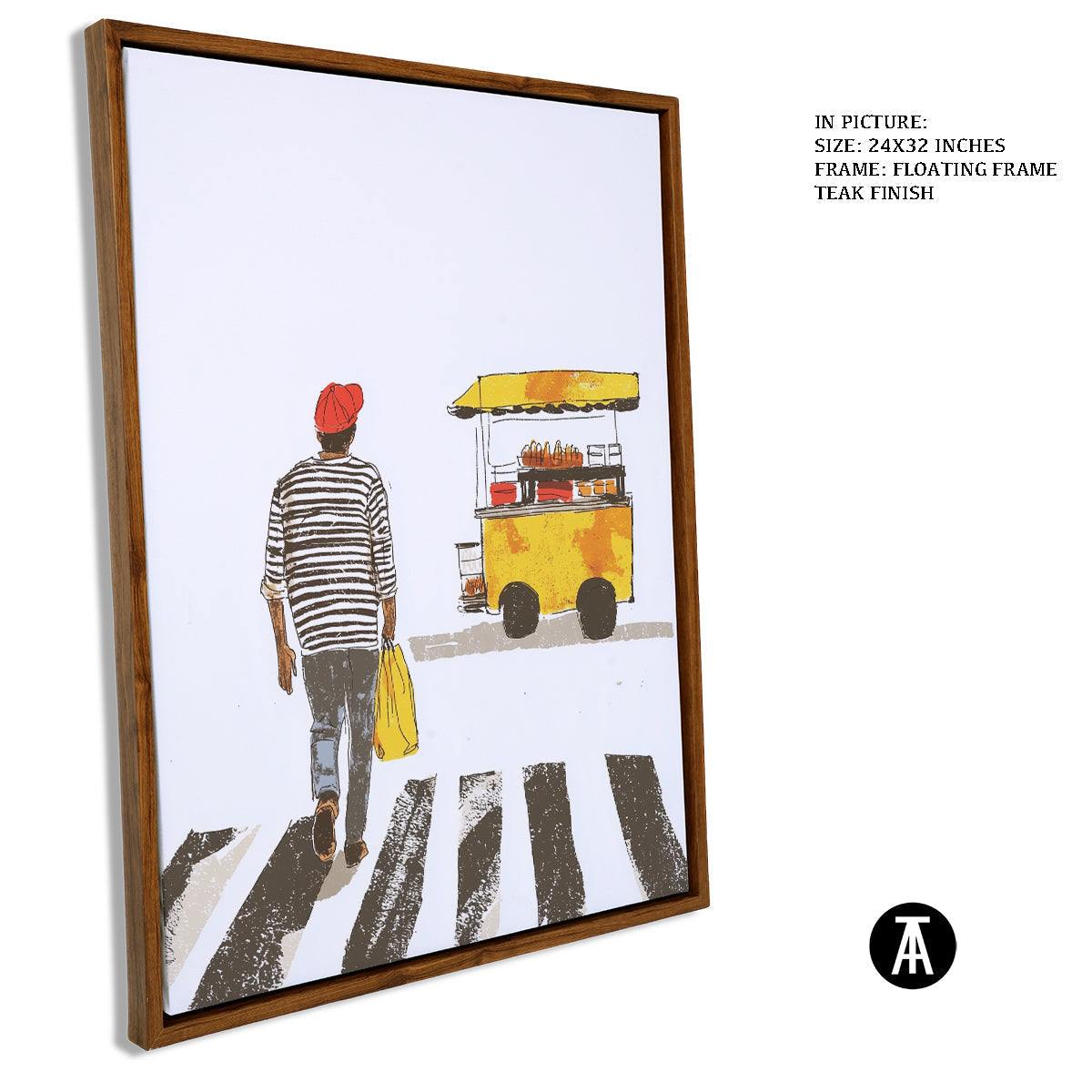 Artwork in Floating Frame