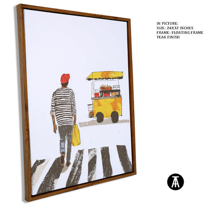 Artwork in Floating Frame