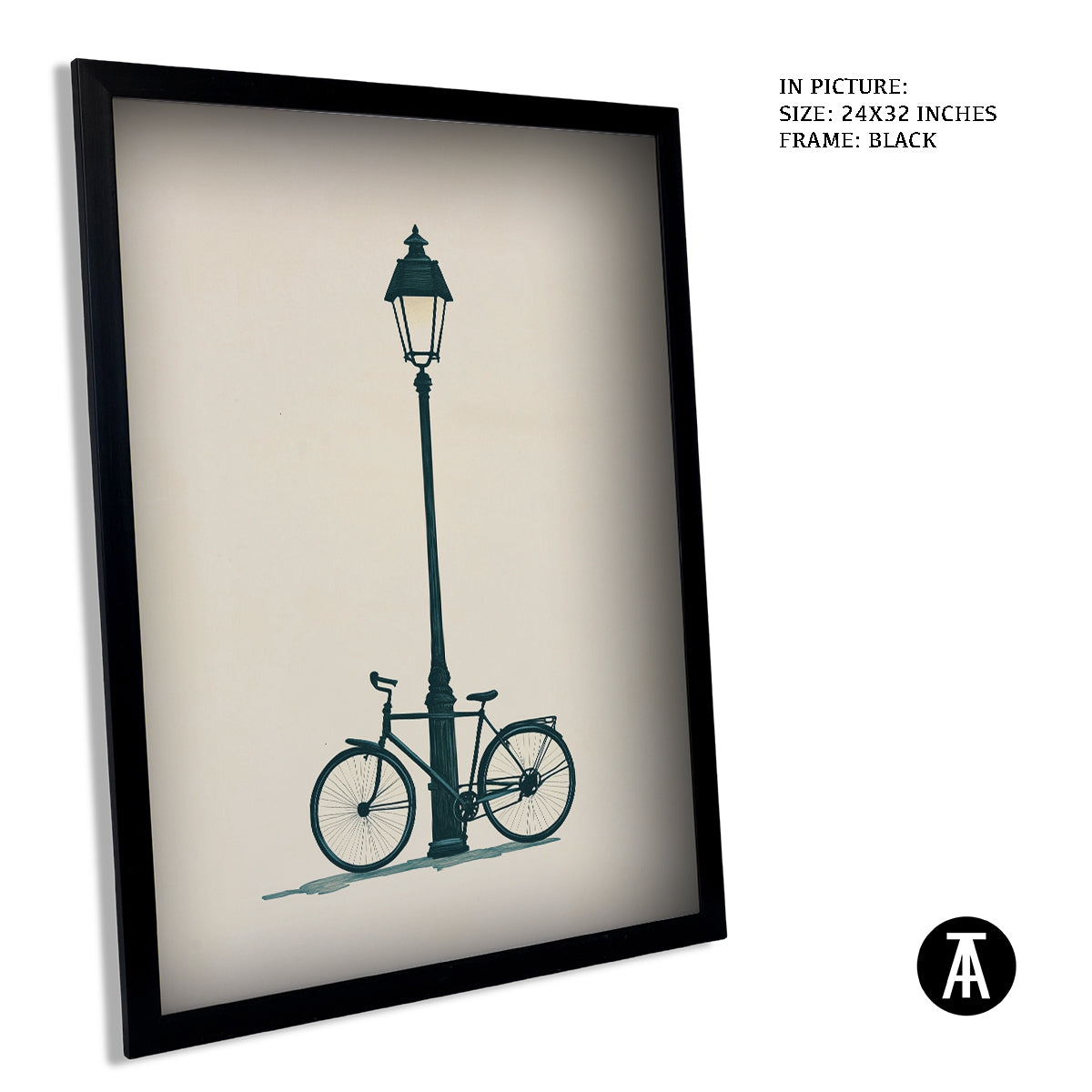 Artwork in Metal Earling Silver Frame