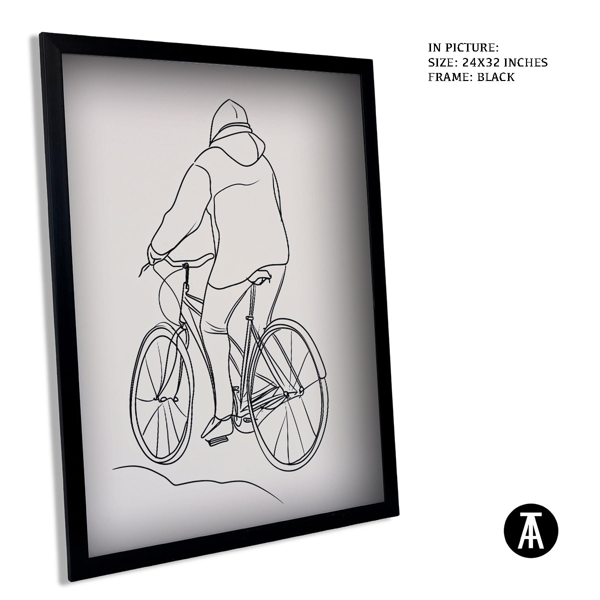 Artwork in Metal Earling Silver Frame