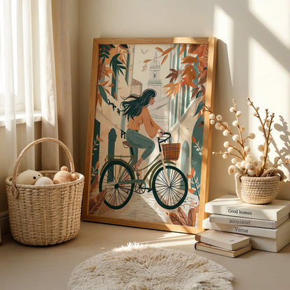 Boho Art Painting in a Lifestyle Setting