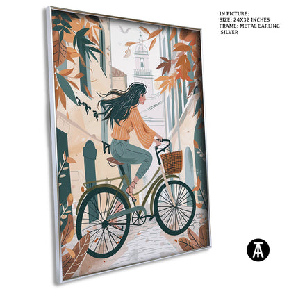 Artwork in Metal Earling Silver Frame