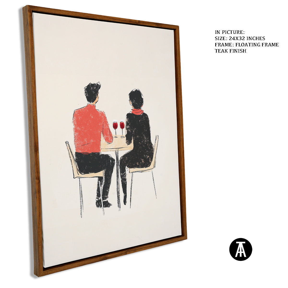 Artwork in Floating Frame