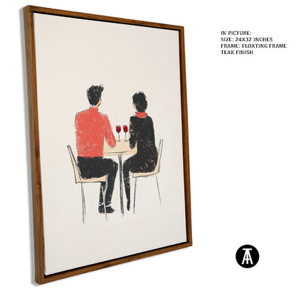Artwork in Floating Frame