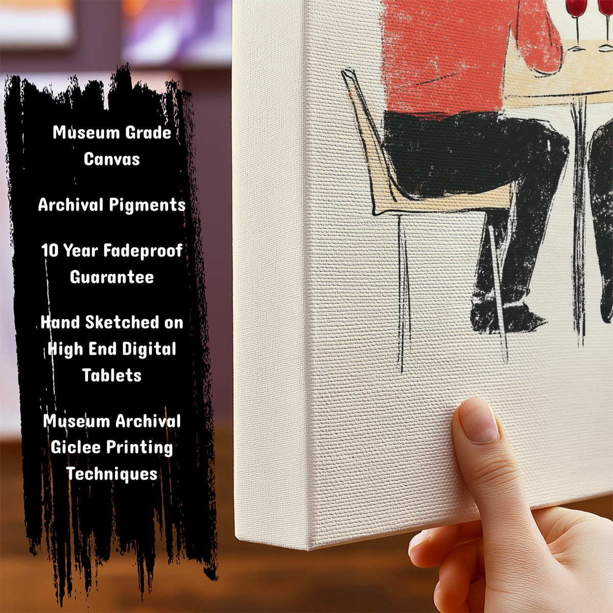 Information about Minimalist Canvas Art Print