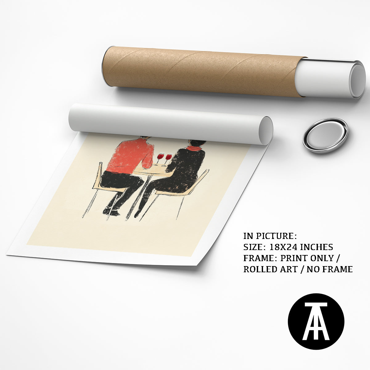 Artwork as Print Only or Rolled Art
