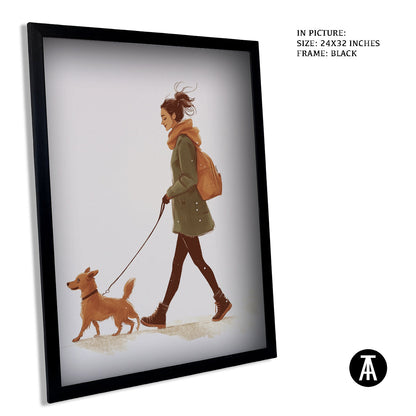Artwork in Metal Earling Silver Frame