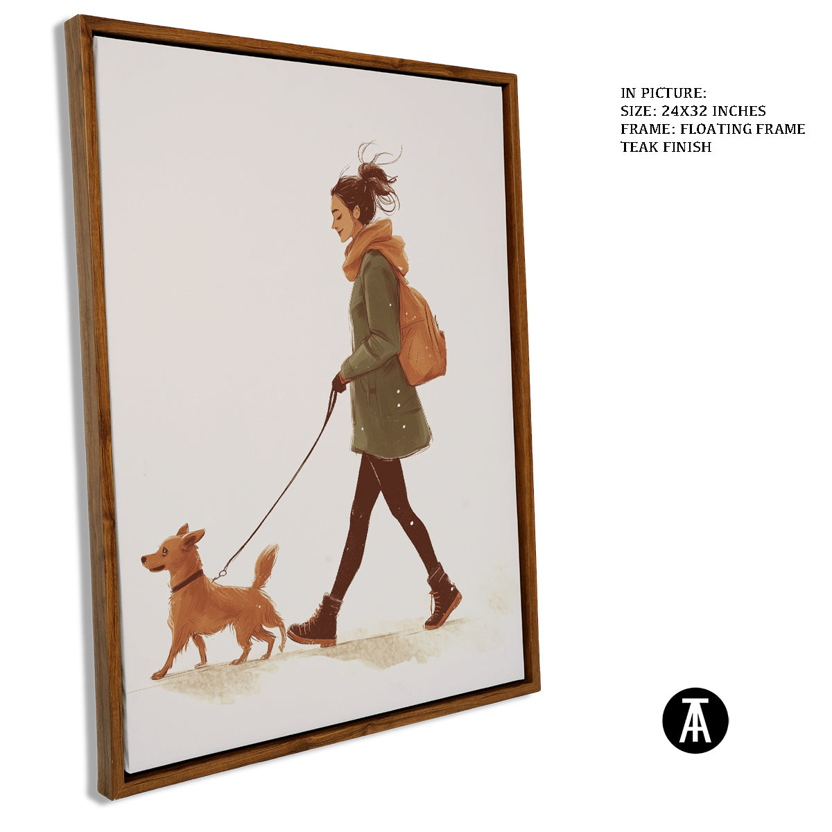 Artwork in Floating Frame
