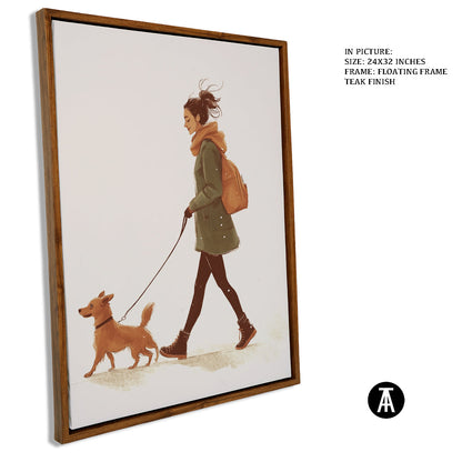 Artwork in Floating Frame